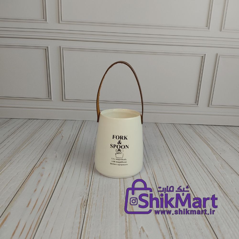 جا قاشق دسته چرم یسنا