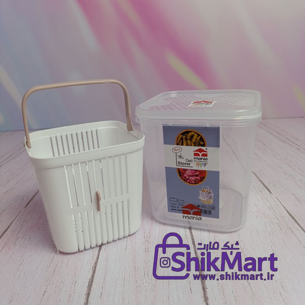 ظرف نگهدارنده ترشی و لبنیات مانیا